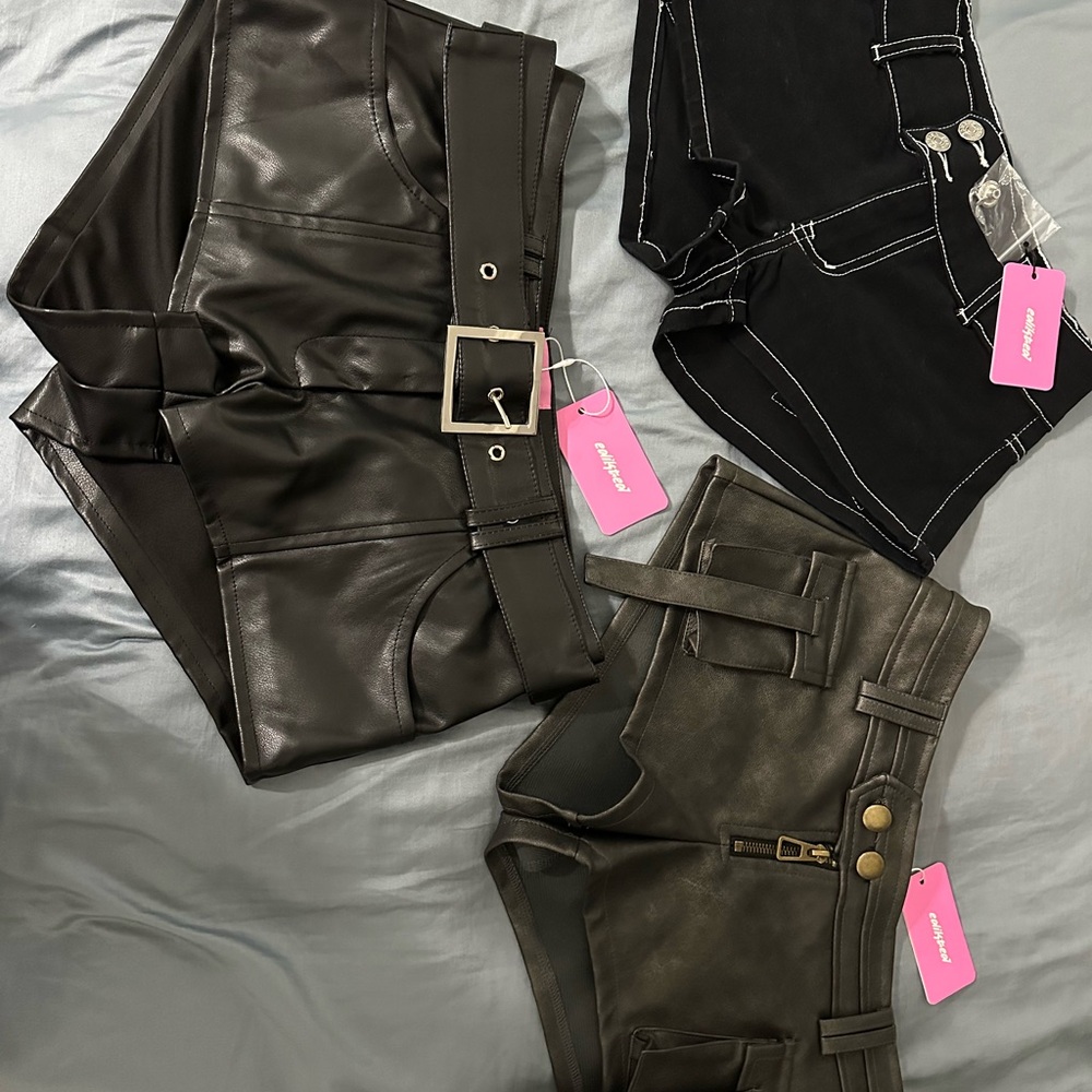 Edikted Shorts Three different kinds all new with tags